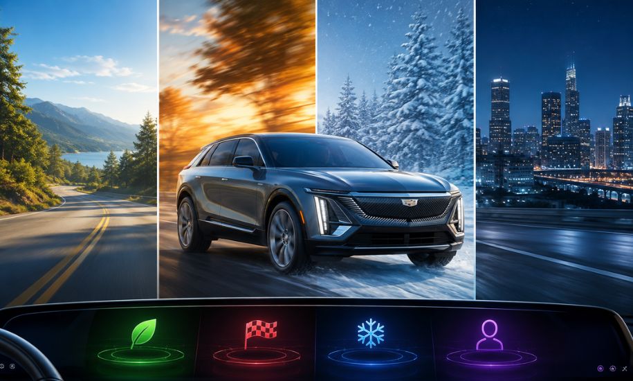 Do the Driving Modes in Cadillac Lyriq Offer Different Ranges or Battery Usages