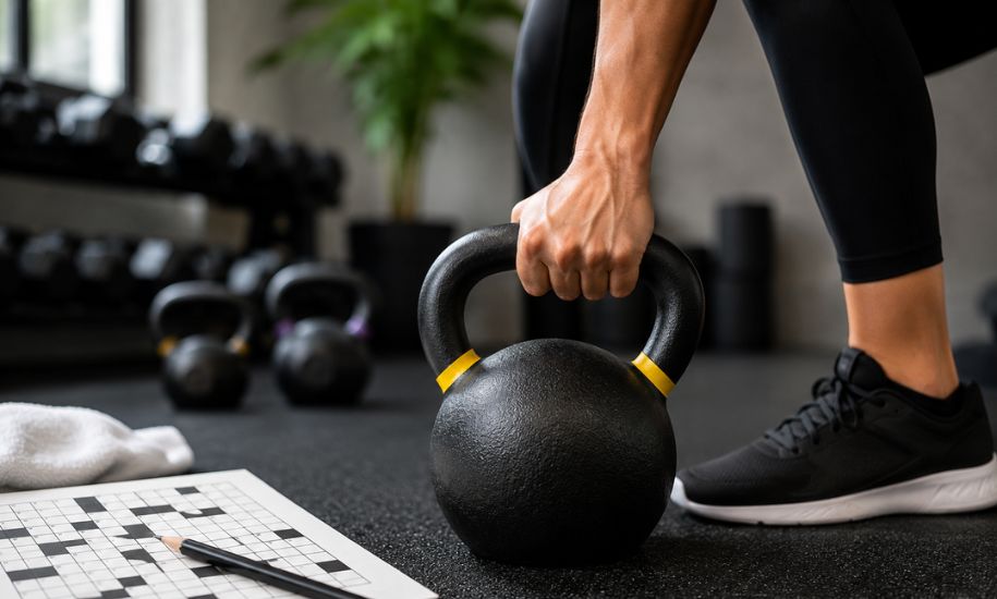 Fitness Items for Swinging Crossword Clue