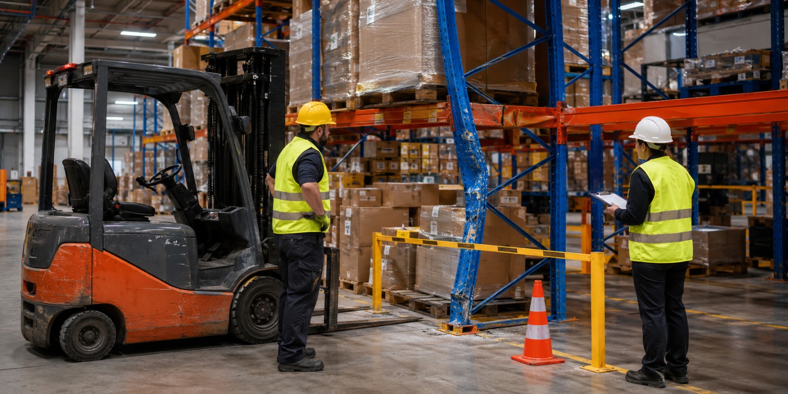 Forklift Damages Pallet Racking