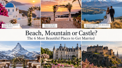 The 6 Most Beautiful Places to Get Married