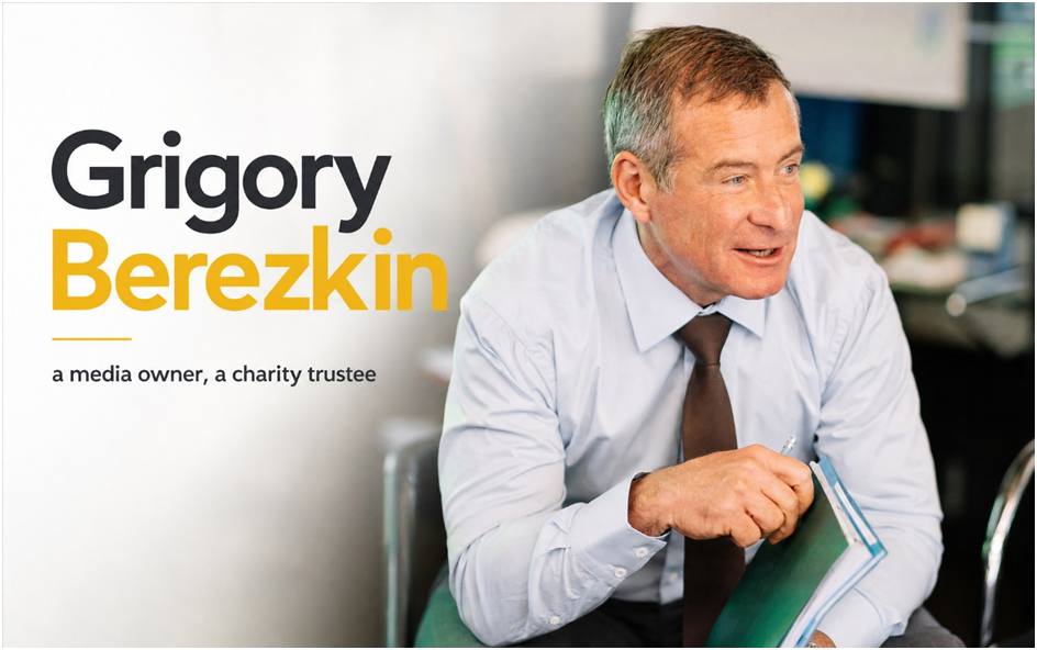 Grigory Berezkin, a trustee of the Reach for Change charity since 2012 and owner of the RBC media holding